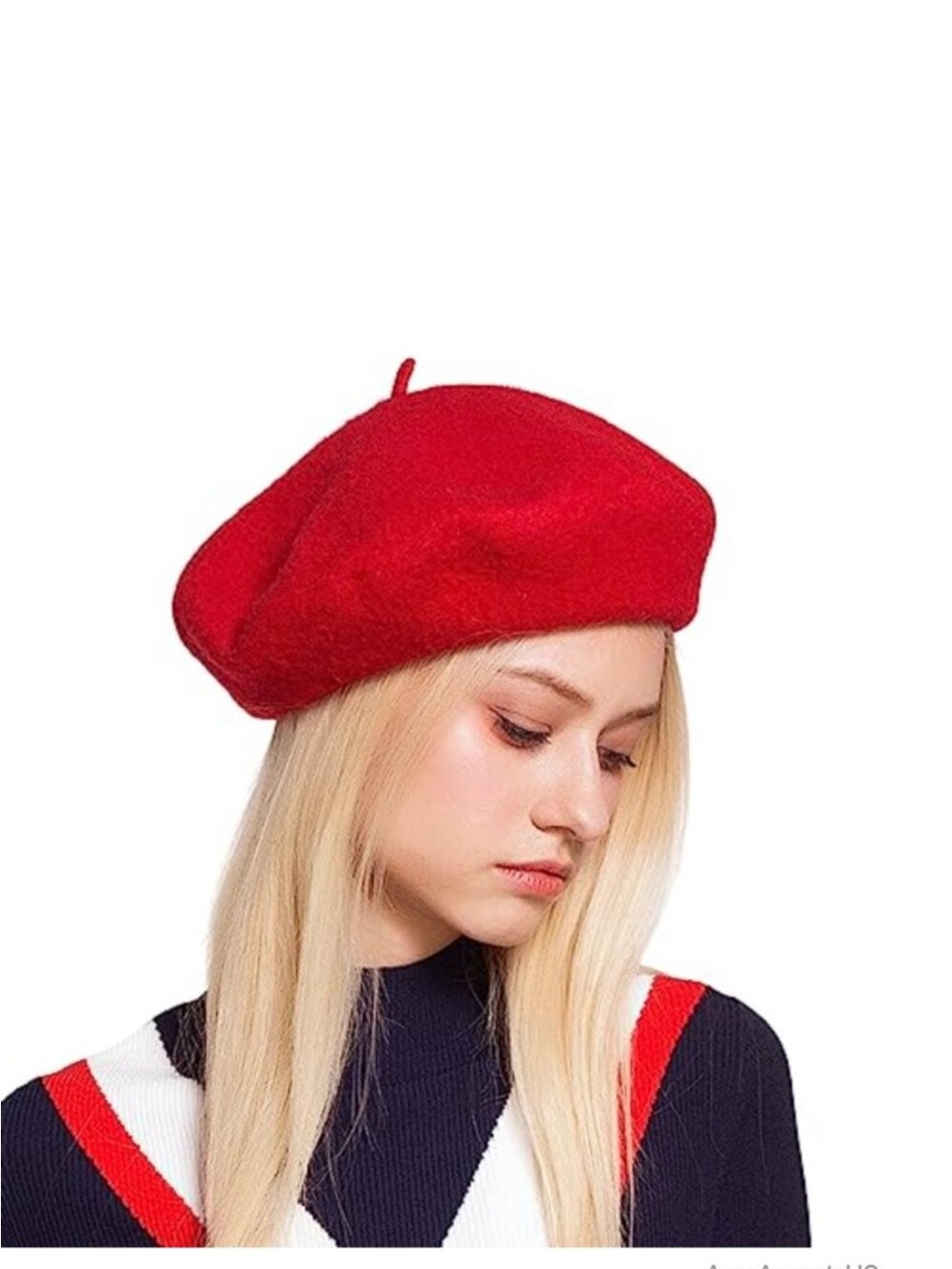 Women's Wool Beret Hat Classic French Style Stretchy One Size